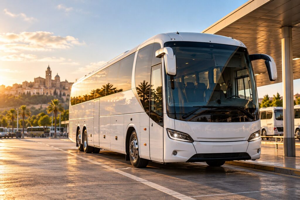 Imagen conceptual de autobús