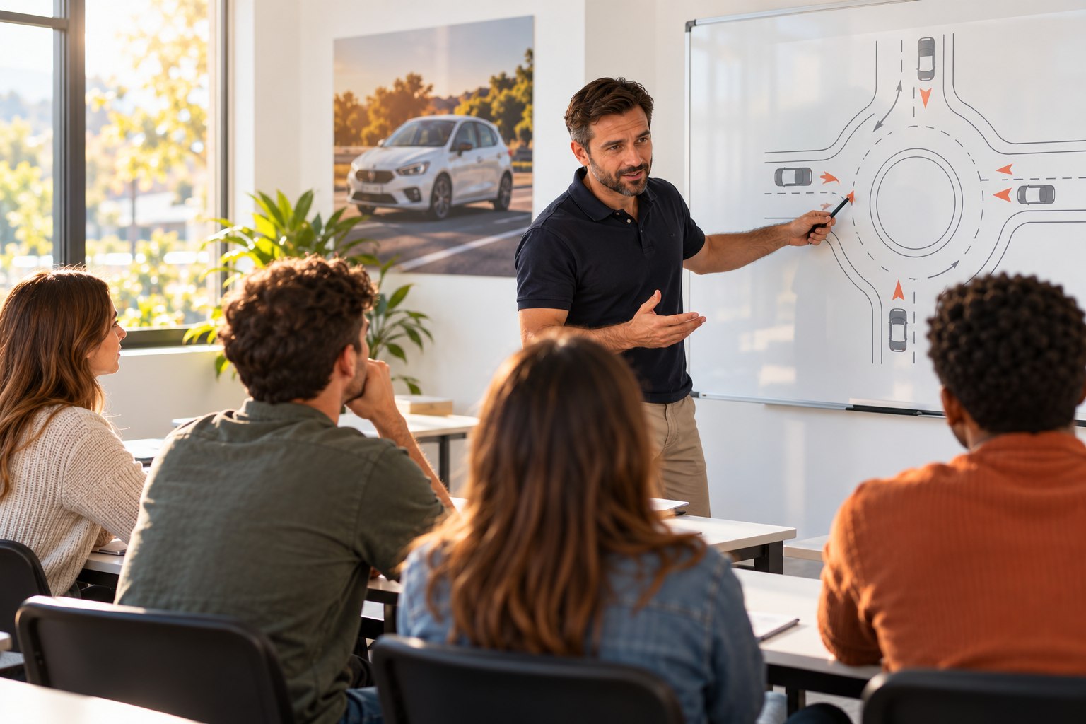 Imagen conceptual de formación en el aula