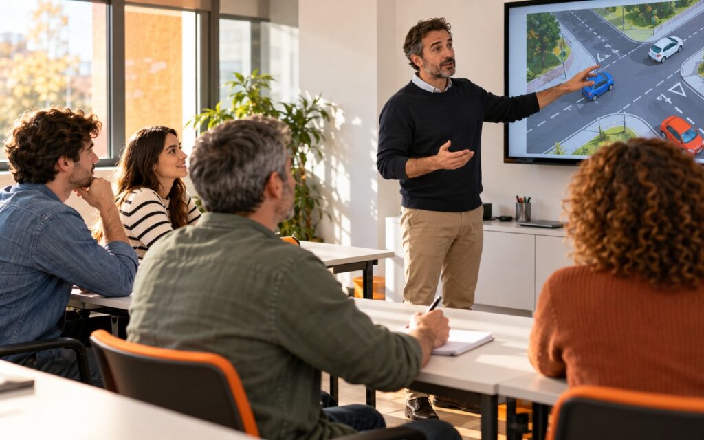 Formación en sensibilización y seguridad vial en el aula